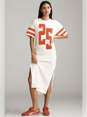 NWT Daily Practice Graphic T-Shirt Midi Dress